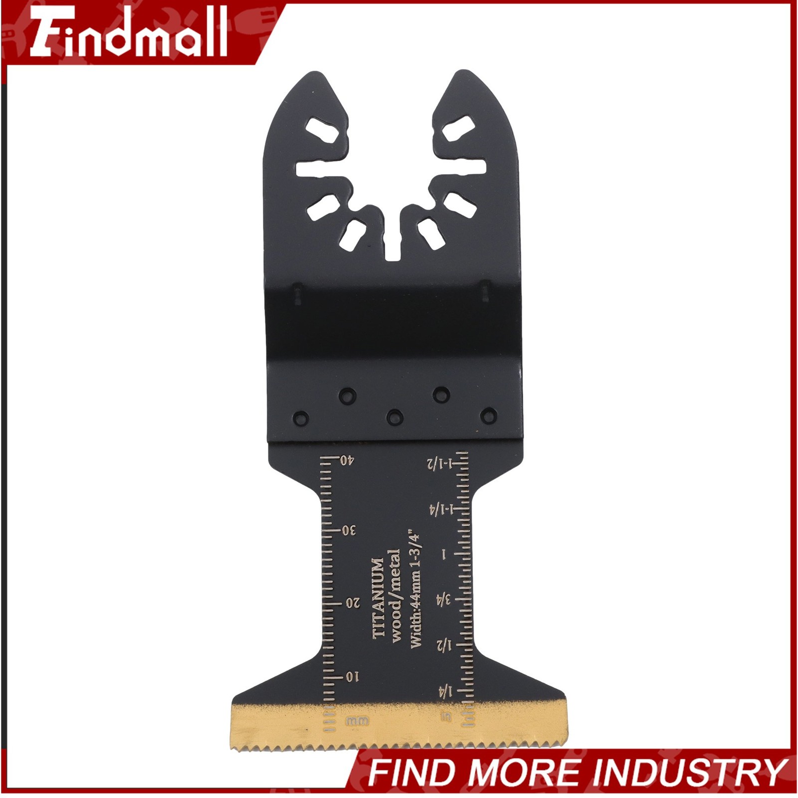 Findmall 31Pcs Titanium & High Carbon Steel Multitool Oscillating Saw Blades