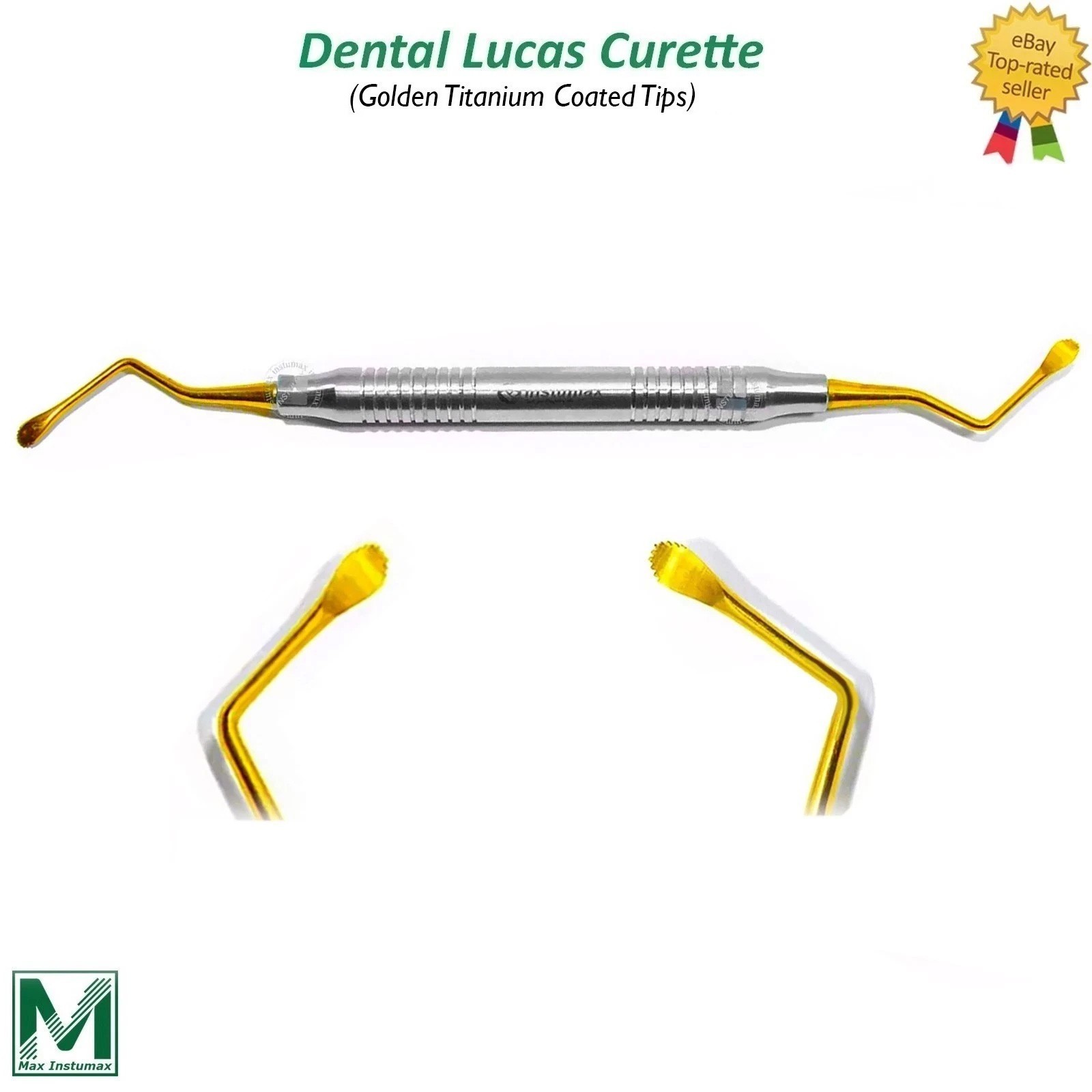 Periodontal Dental Lucas Surgical Bone Curettes 3mm Serrated Spoon Instruments