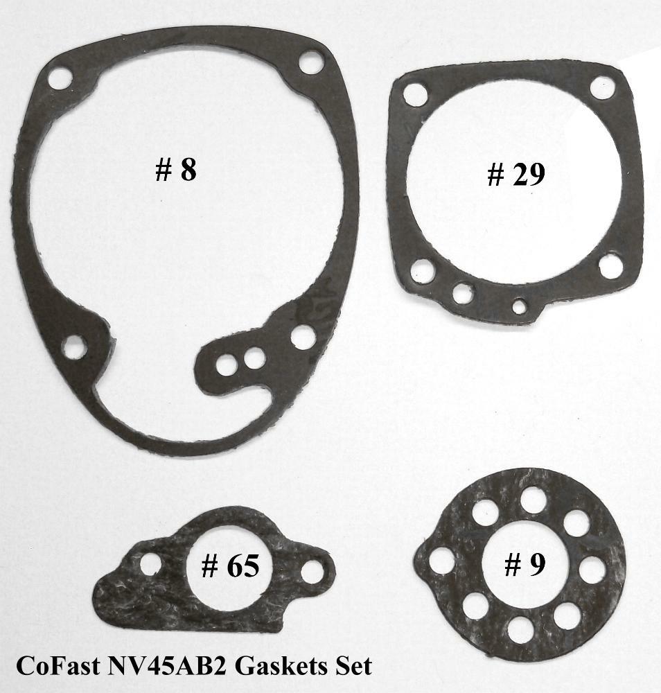 CoFast® 4 High Quality GAFE Gaskets set kit Aftermarket Hitachi NV45AB2 883892