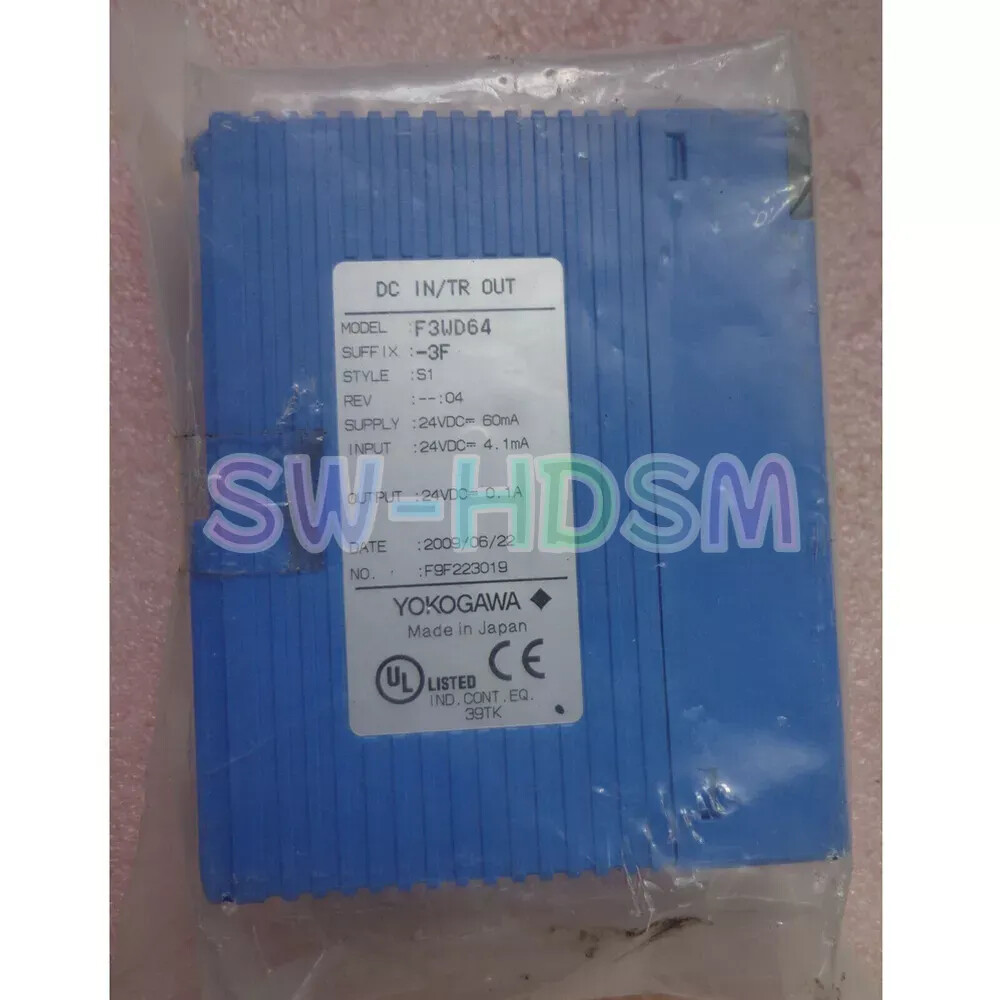 1PCS New Yokogawa F3WD64-3F PLC Module F3WD643F Freight Free