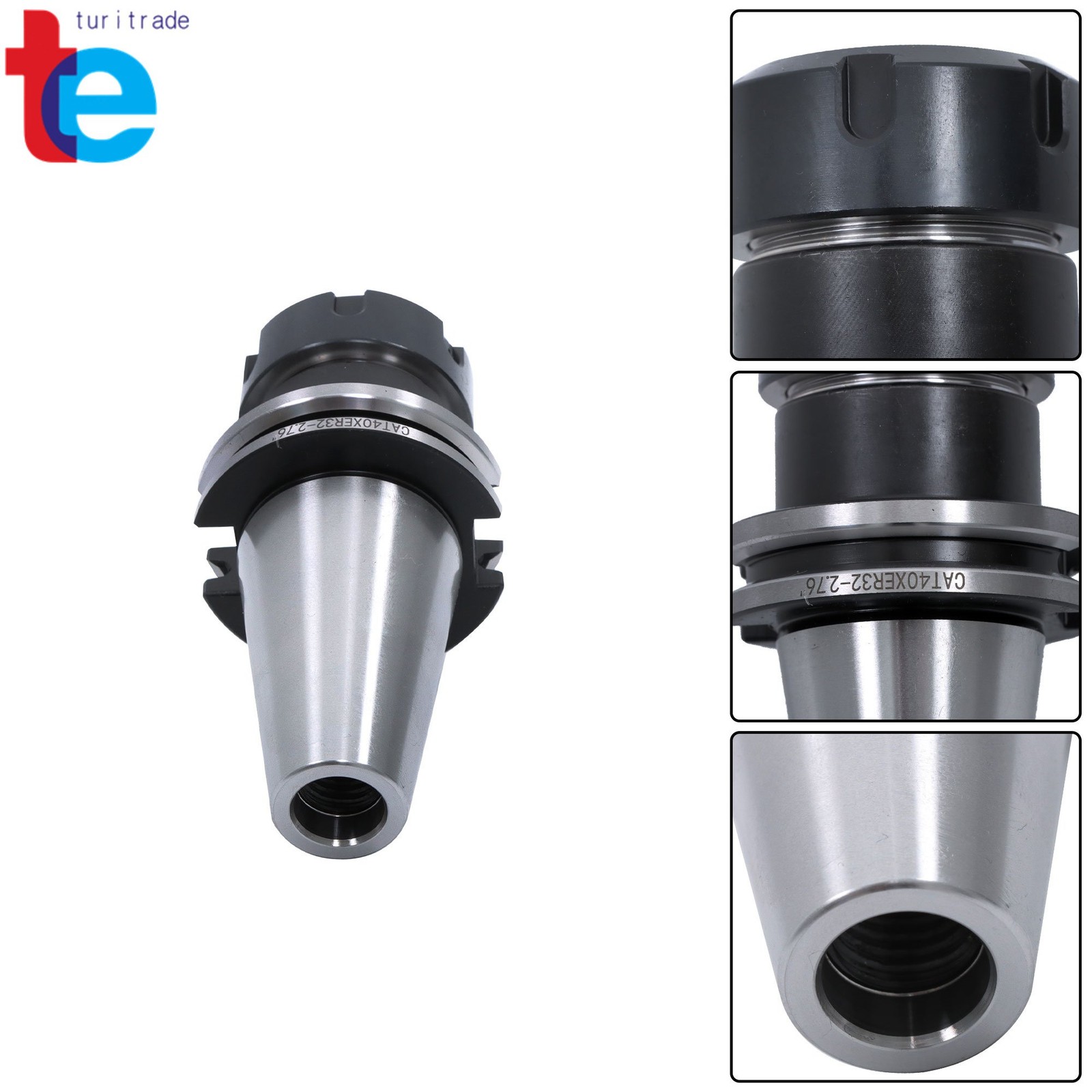 CAT40 ER32 Tool Holder Set 10pcs 2.76″ 70mm CNC Milling Chucks
