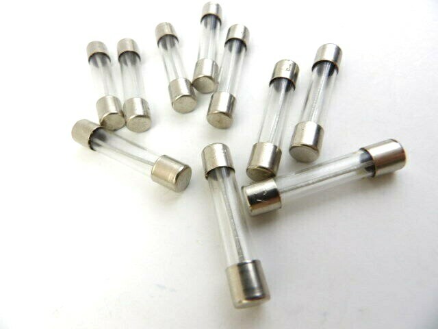 Lot of 10 Littelfuse 3AG1/2A 250V 1/2 Amp Glass Fuses Slow Blow 1/4″ x 1-1/4″