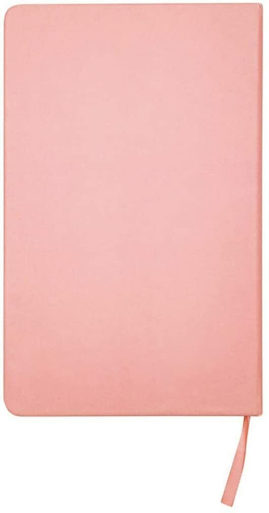 Yoobi Pink Journal Diary Notebook Lined BLAH BLAH BLAH (5.2in x 8.5in) 80 Sheets