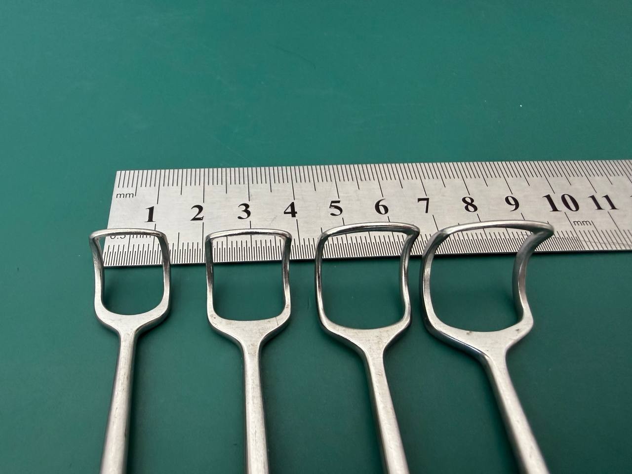 Set of 4 Aesculap BARNHILL Adenoid Curette, #1,#2,#3,#4 OM471R, OM472R, OM473R