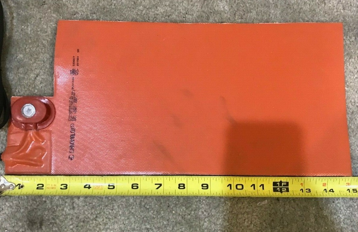 50 Watt Battery Heater Cummins Onan | P/N: A047T975 Chromoalox Silicon Pad