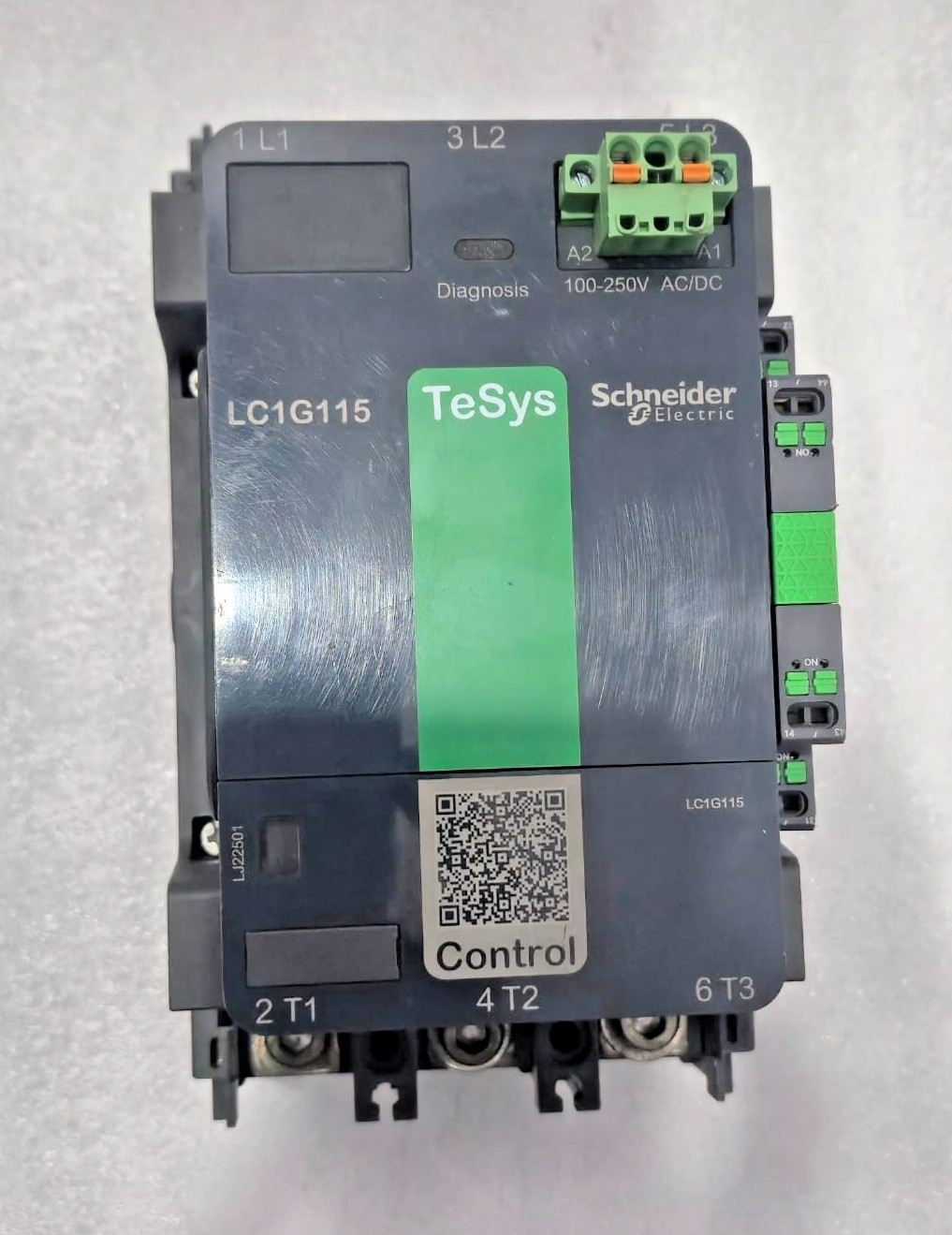 SCHNEIDER ELECTRIC TESYS LC1G115KUEN LC1G115 3 POLE CONTACTOR 100-250V AC/DC