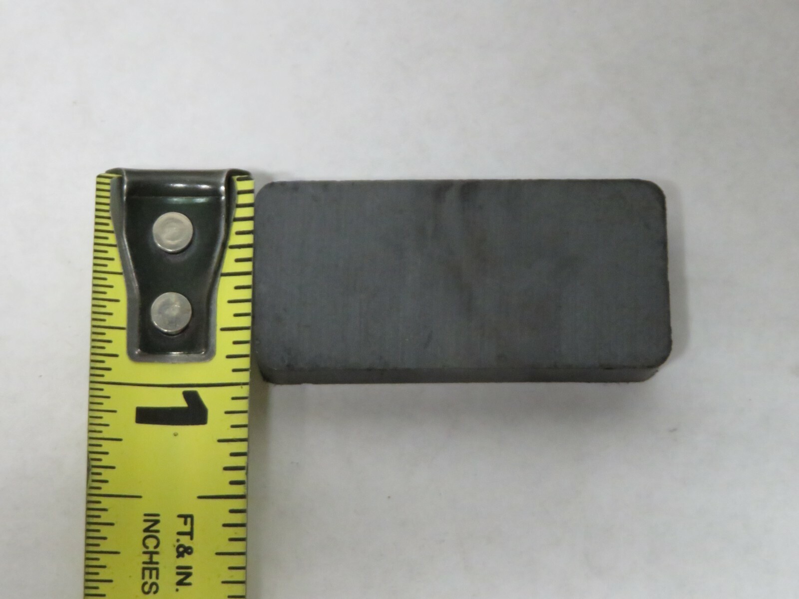 90 pcs WESTWARD GRAINGER Block Magnets 1-7/8 x 7/8 x 0.393 3.2 LBS Pull 10E790