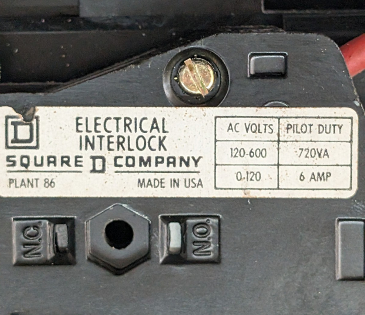 Square D 8903 SQG-11 Lighting Contactor 100A 3-Pole 120V Electrically Held w/Aux