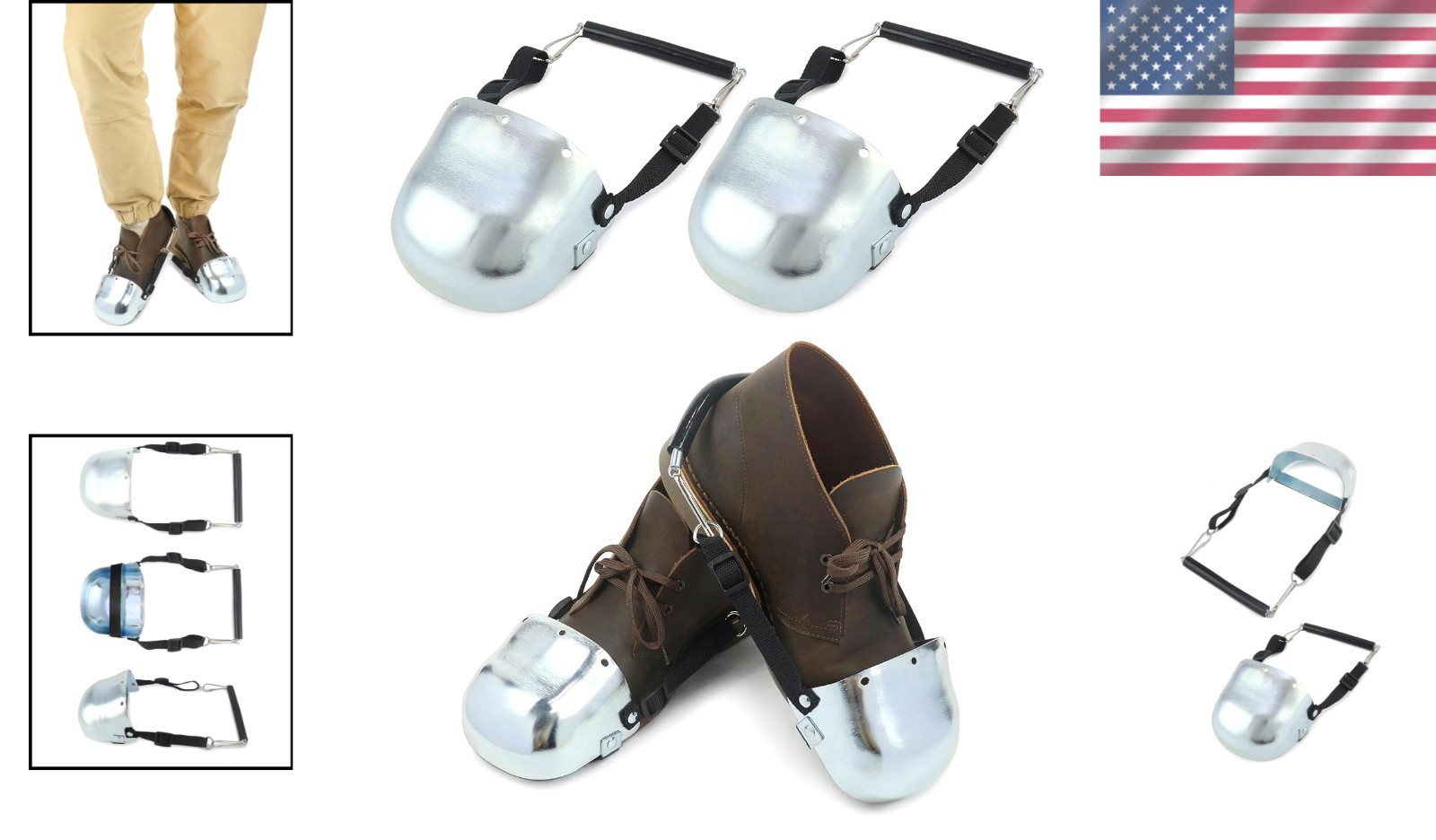 Lightweight Adjustable Foot Guards with Metatarsal Protection – Adult Size