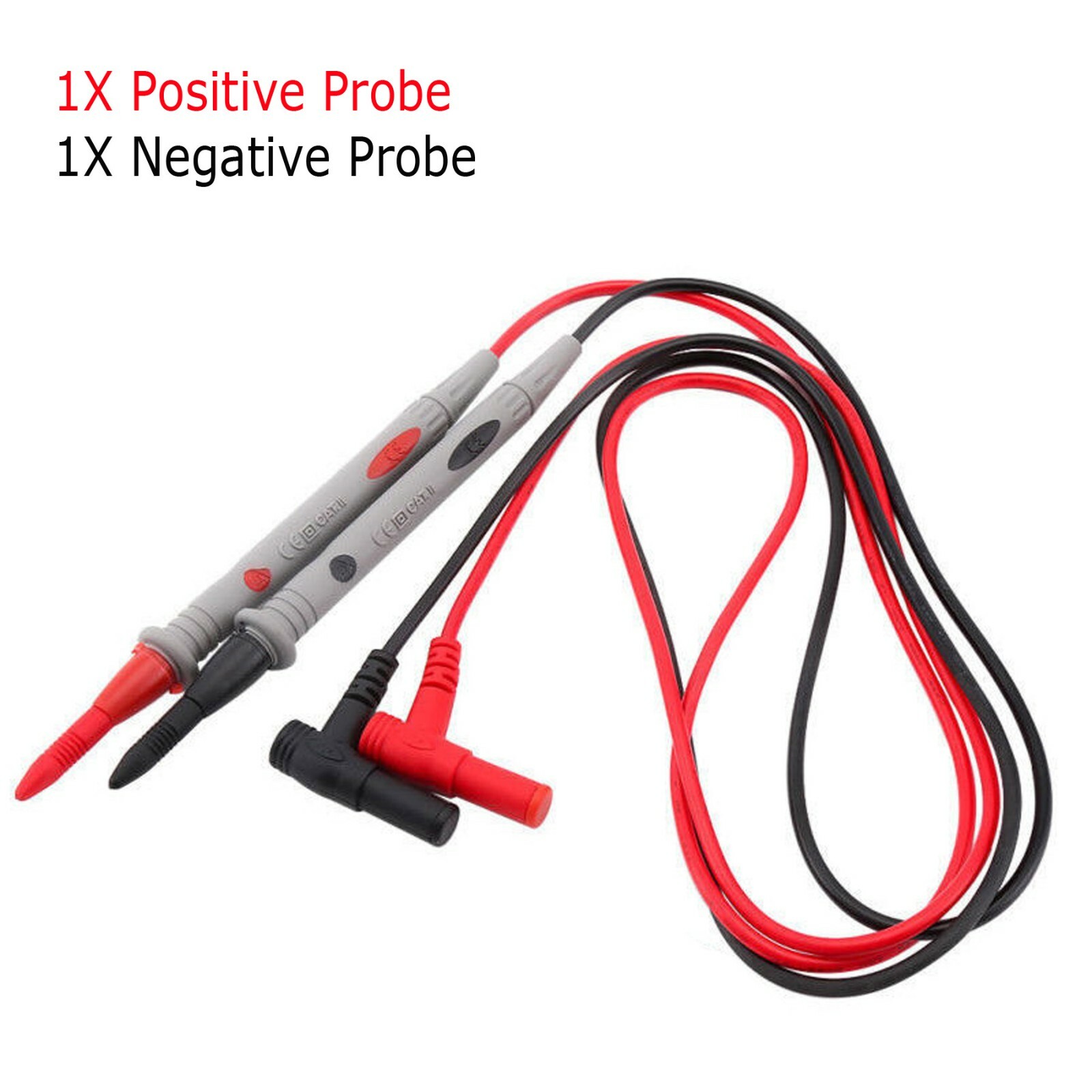 Fluke Compatible Hard Point Test Leads Set for Multimeter Meter Probes USA SHIP
