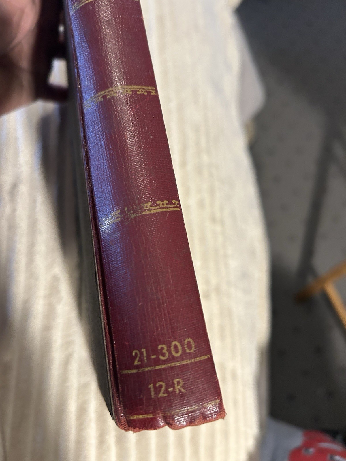 Boorum & Pease Standard Columnar Book No. 21 Vintage Pages 10-160 Blank 2-9 Used