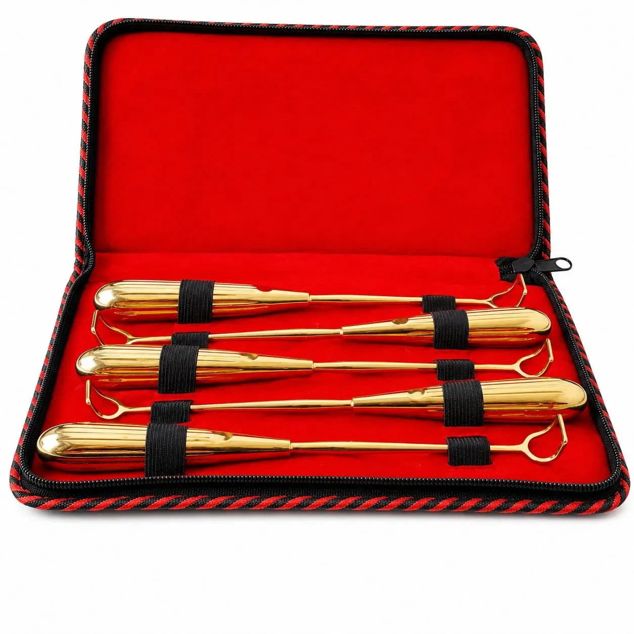 5Pcs Adenoid Curette ENT Surgical Instrument Set Throat Adenoidectomy