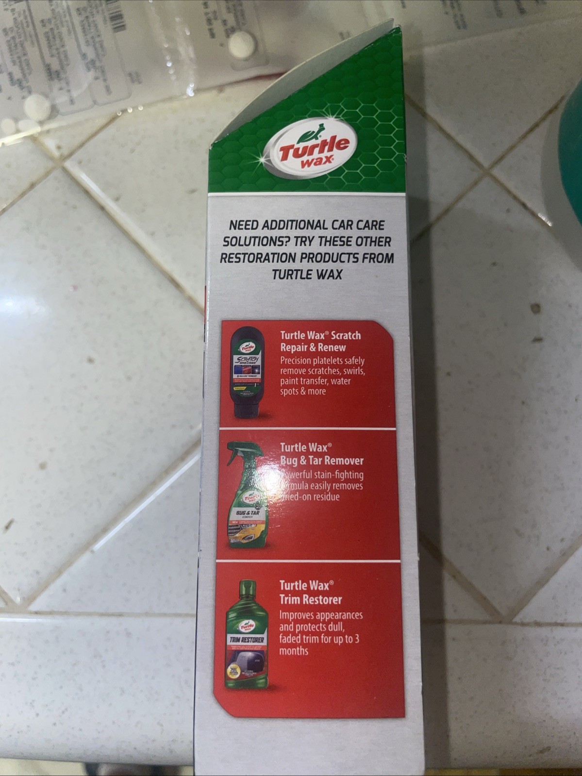 Turtle Wax Glass/Metal/Plastic Headlight Restorer Kit