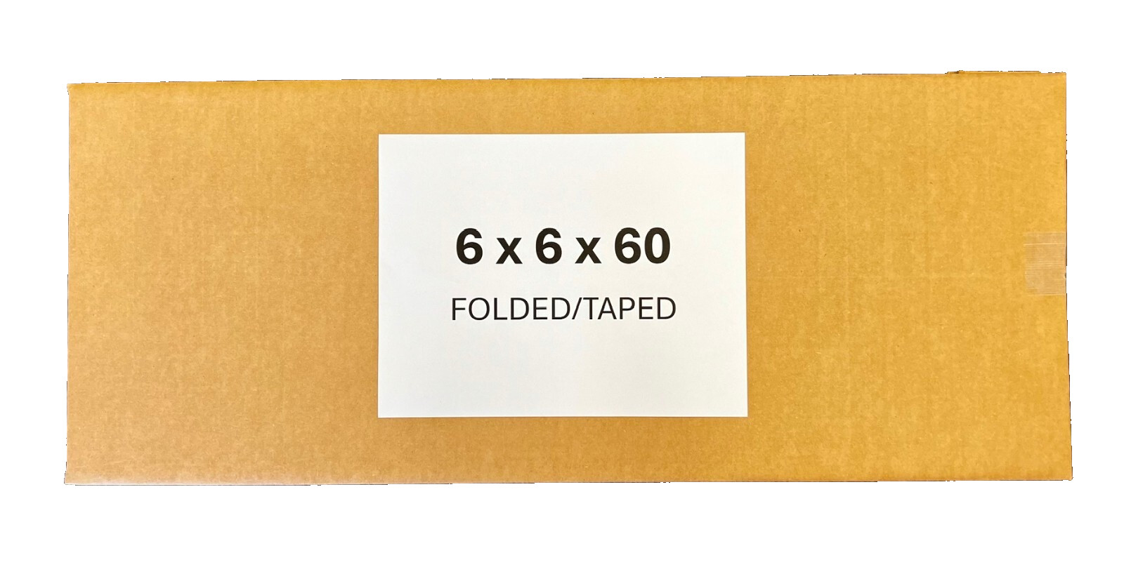 6″ x 6″ x 60″ CARDBOARD BOX – 200 lb – SINGLE BOX – TALL