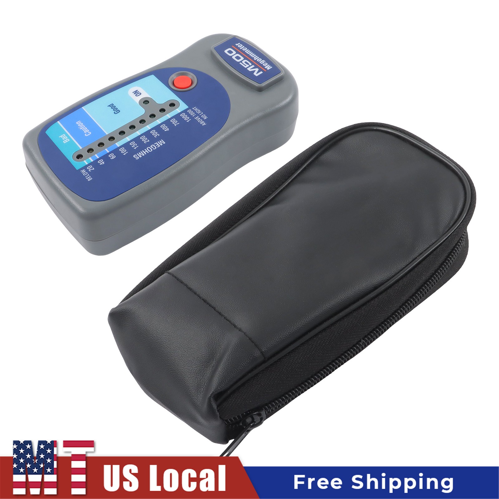 Digital M500 Insulation Tester, Megohmmeter & Compressor Tester for HVAC
