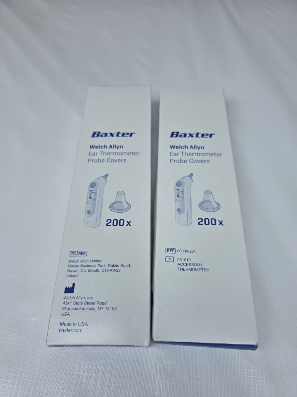2 NEW Welch Allyn Ear Thermometer Probe Covers 200 Count Per Box 400 Total
