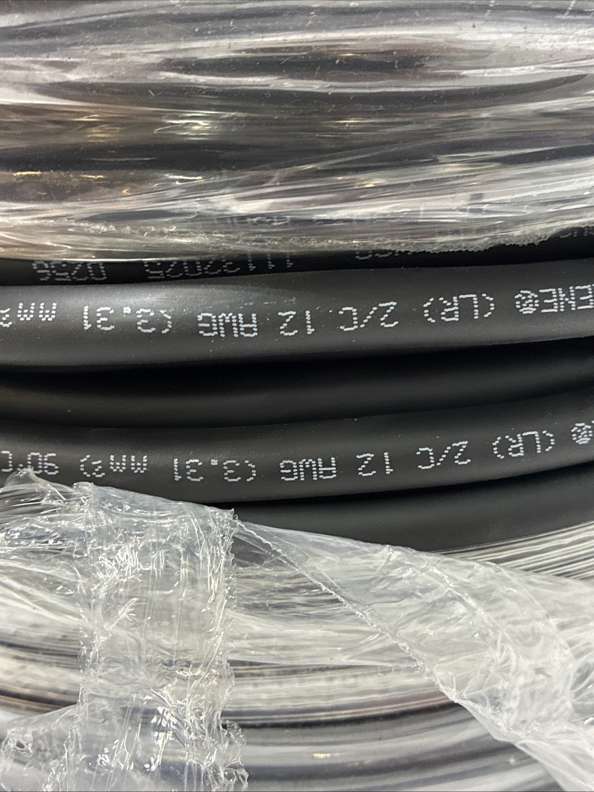 Carol 12/2C Carolprene Water Resistant SJOOW Cable Cord Black
