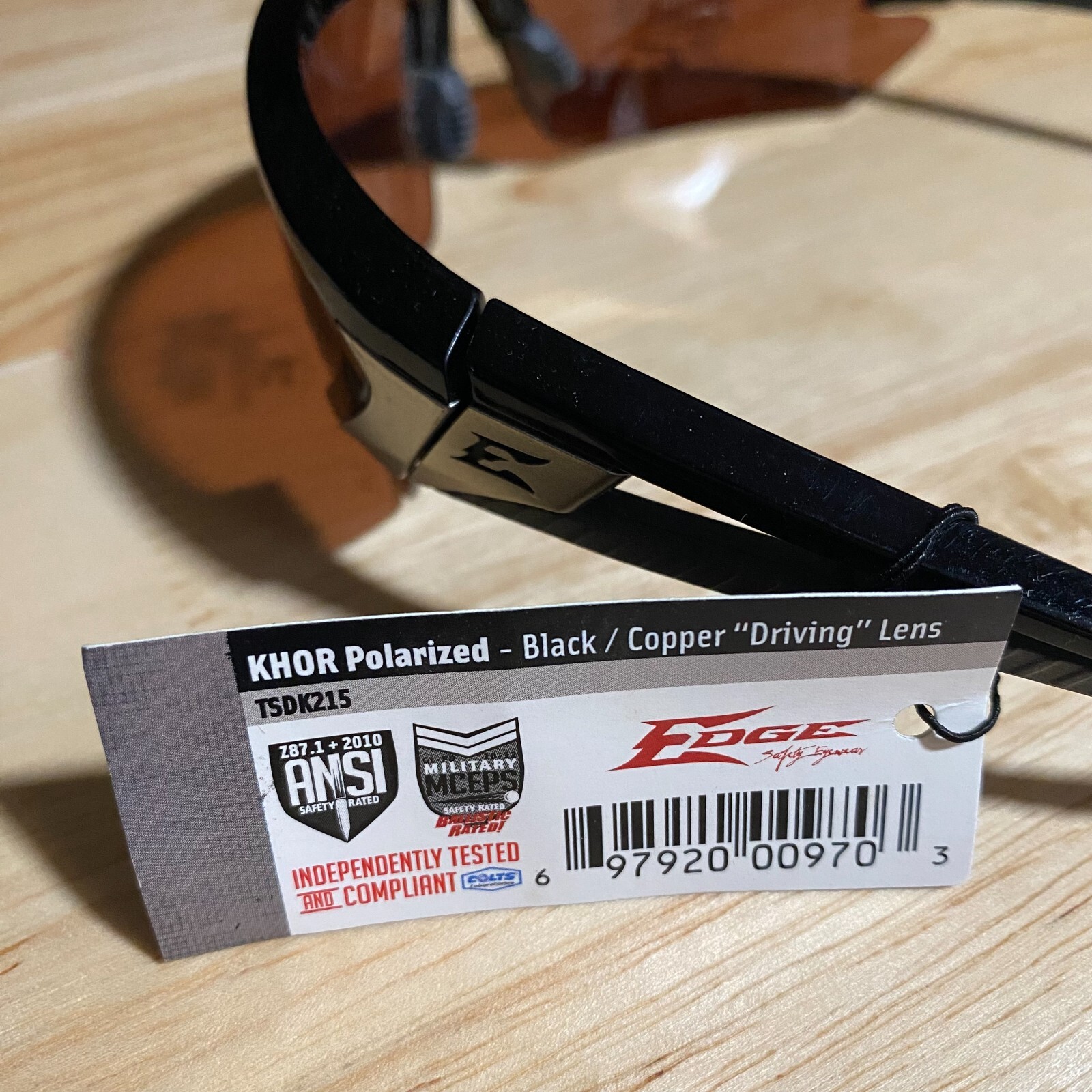 Edge Eyewear – Polarized Scratch-Resistant Safety Glasses