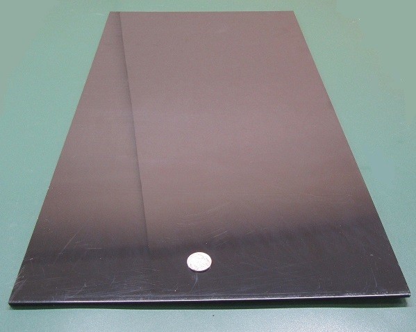Nylon 6/6 Extruded Sheet Black (3/16″) – .188″ x 12″ x 24″