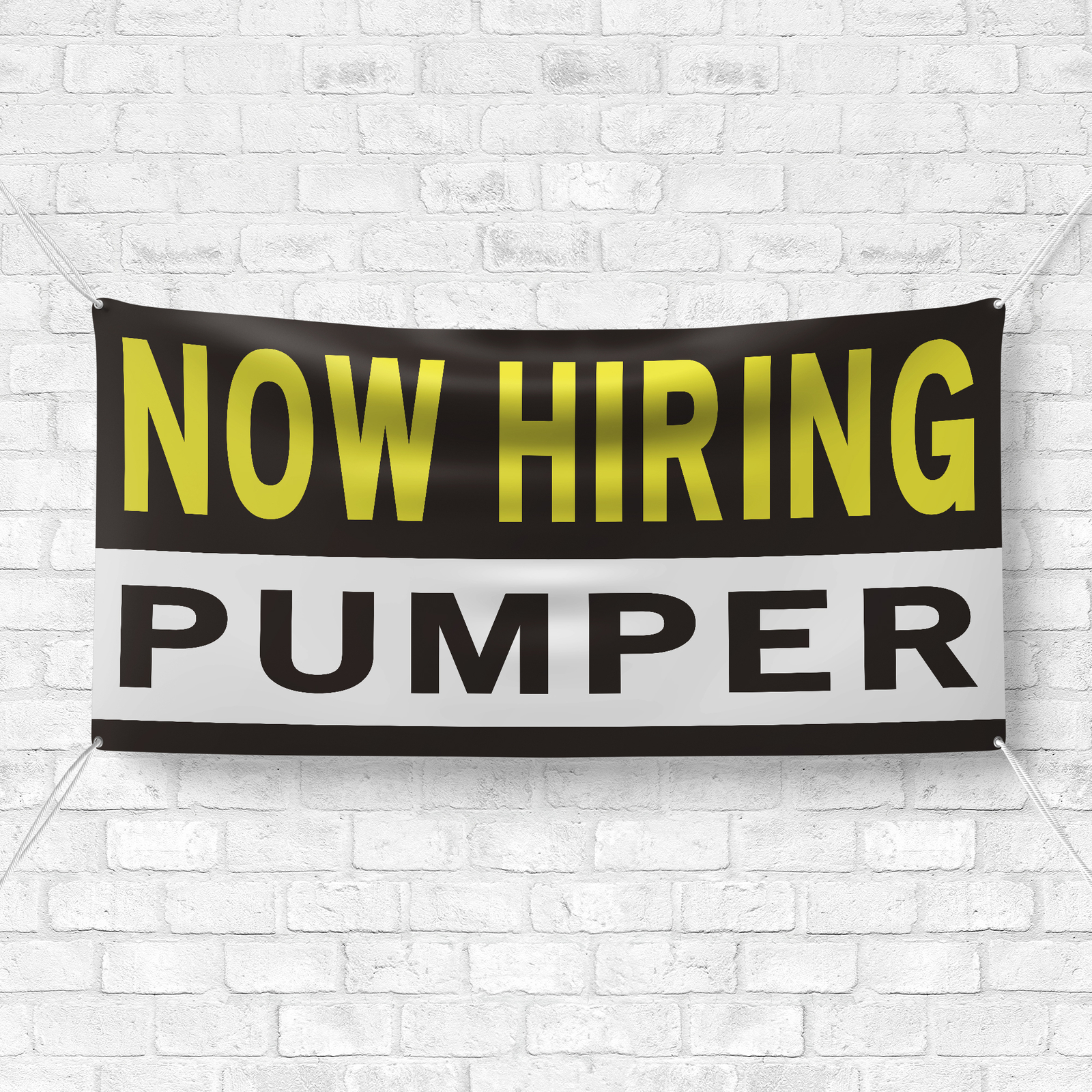 Now Hiring Pumper 13 oz Heavy Duty Vinyl Banner Jobs Available Lease Operator