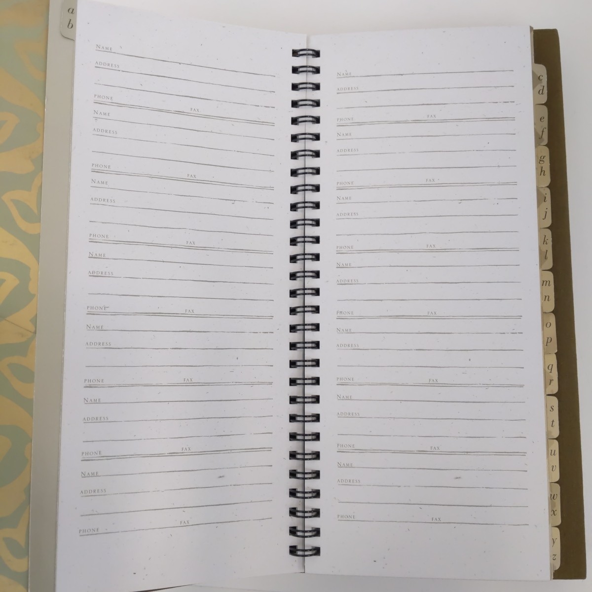GiftWorks Chronicle Books Address Book 1995 Two Women Boxing Spiral Bound Vtg