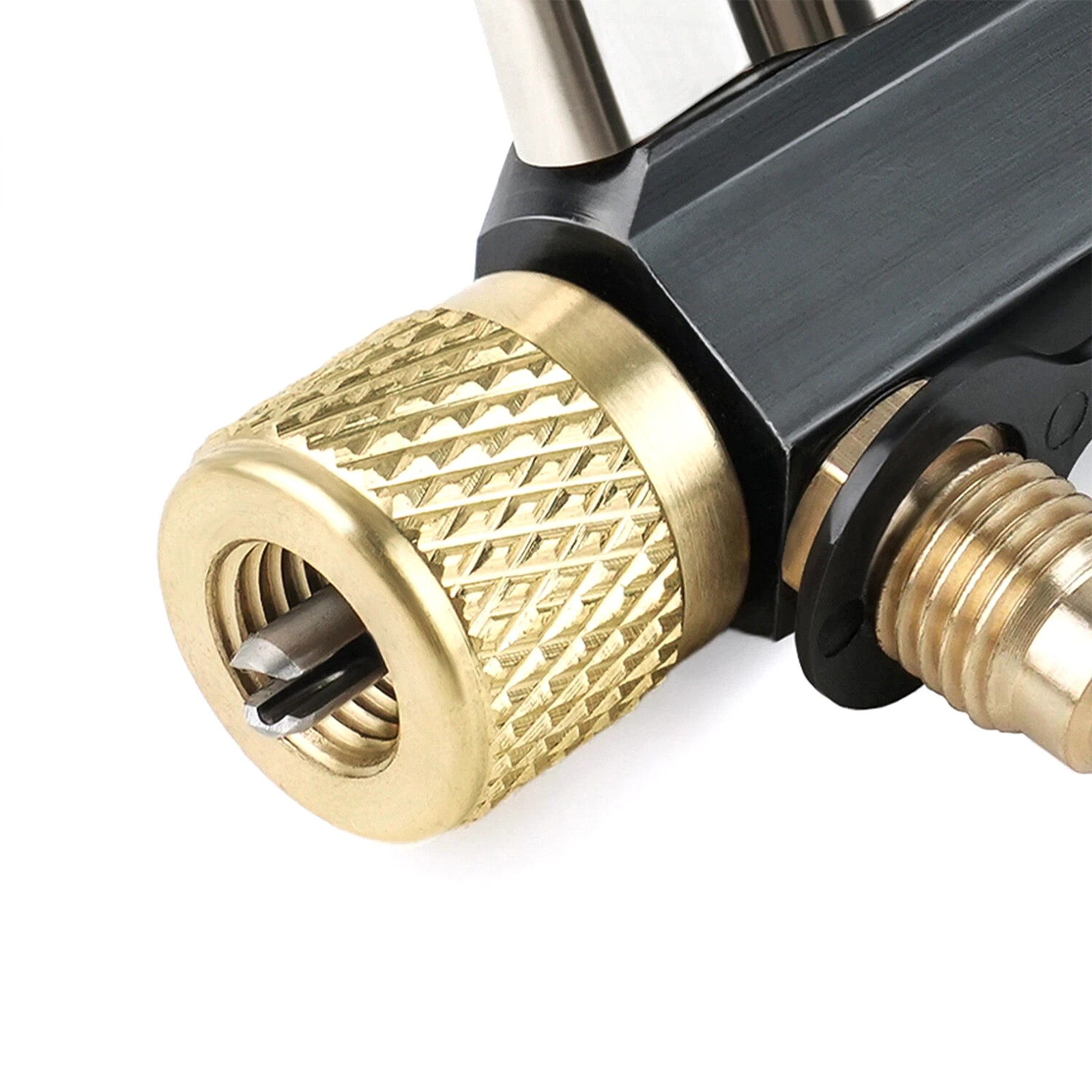 Professional Grade Valve Core Removal Tool, 1/4″ Vacuum Rated for HVAC Use
