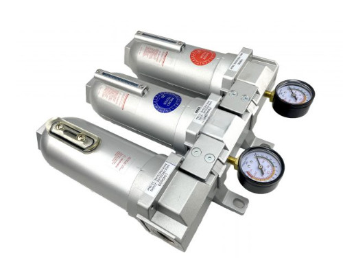 3/4″ NPT 3 Stages Filter Coalescing Desiccant Dryer System w/ Auto Drain