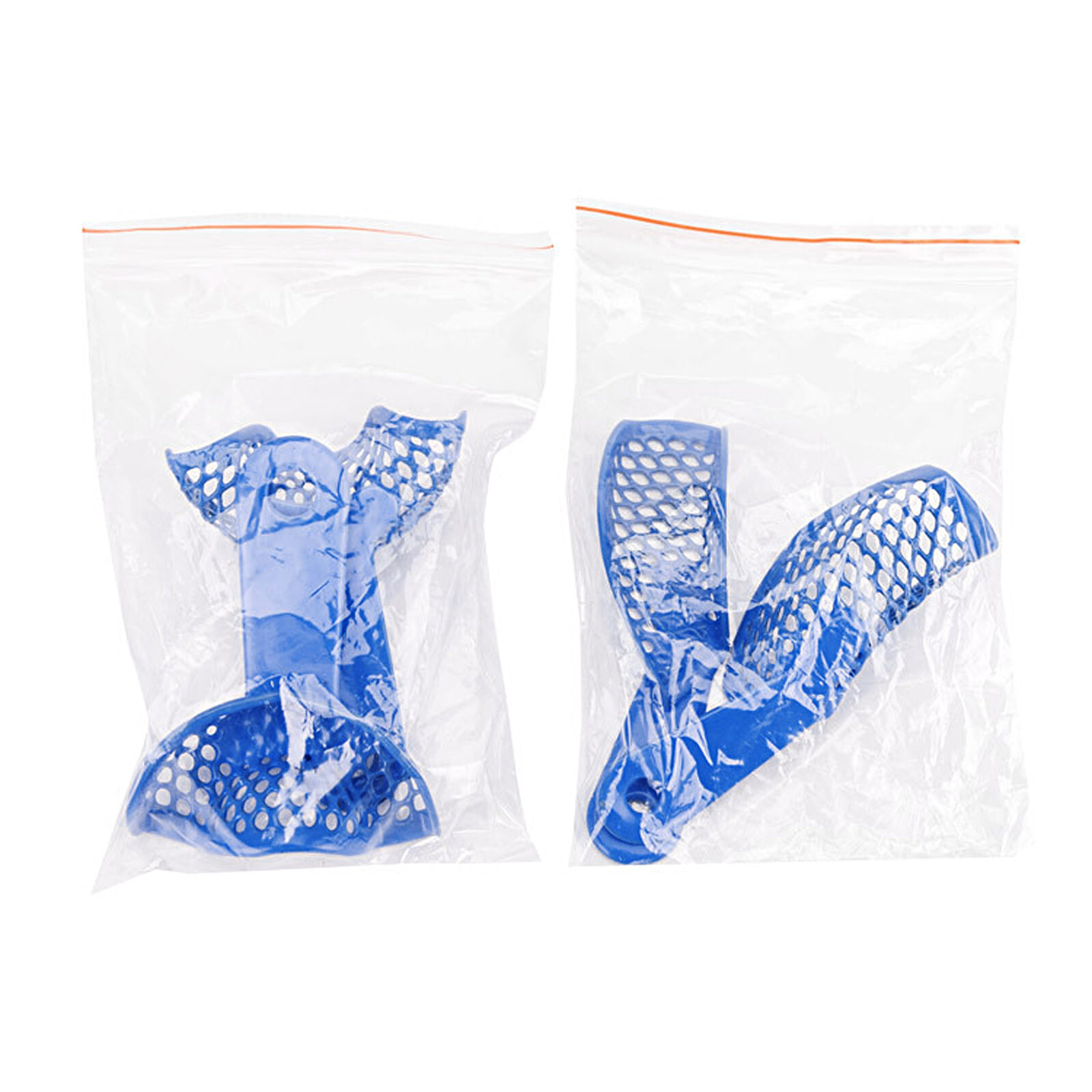 2Pcs/10Pcs Plastic-Steel Dental Impression Trays Material Upper+Lower 5 Sizes