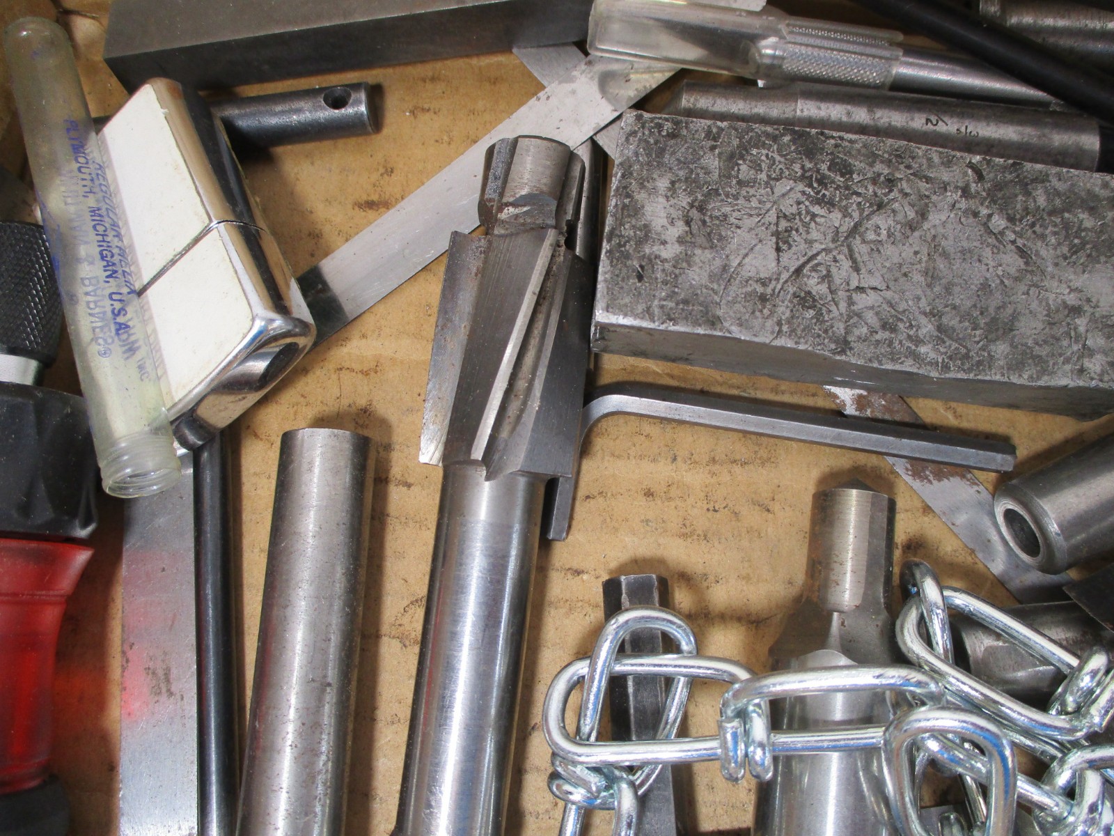25 # Lbs Machinist Parts Pieces Bits Hand Tools Hardware Doo Dads & Brass Scrap