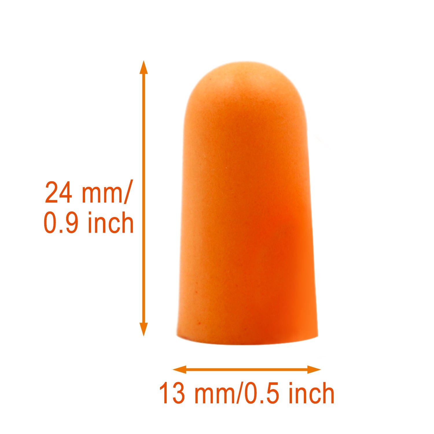 500 Pairs Foam Ear Plugs Bulk Disposable Noise Canceling Hearing Protection Soft