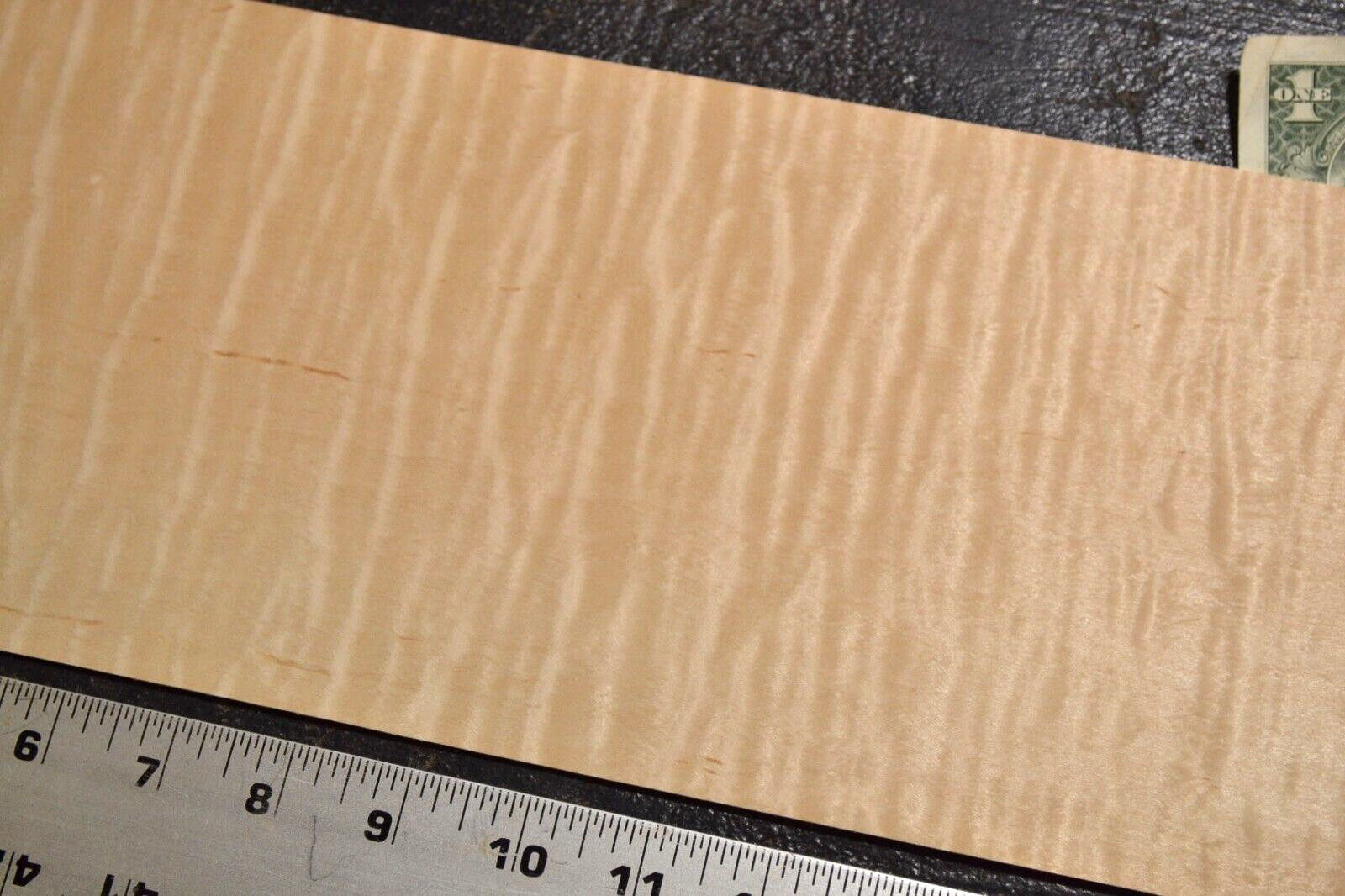 Flame Maple Raw Wood Veneer Sheet 6 x 35 inches 1/42nd 4671-56