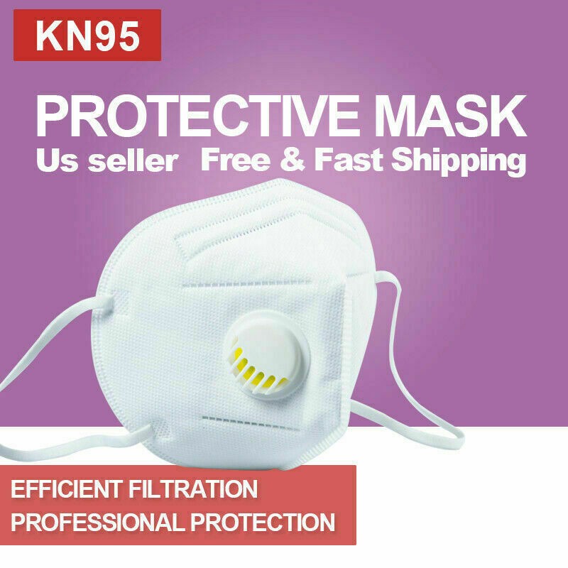 10 Pcs KN95 Face Mask BFE 95% Non-Medical Disposable Mask With Breathing Valve