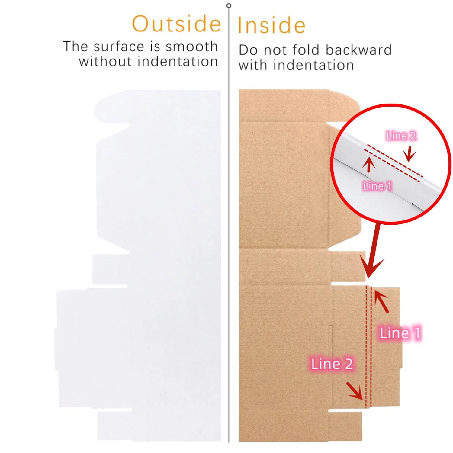White Shipping Boxes for Small Business Pack of 15-12x10x6 inches Cardboard C…