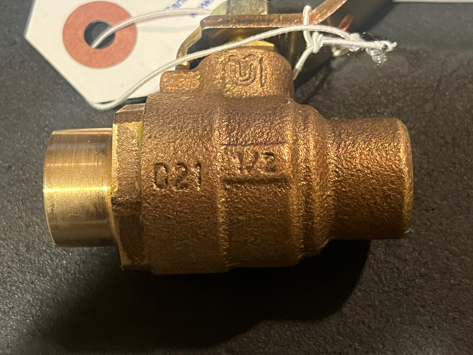 (Box 10) 1/2″ Solder, Full-Port Lead Free Bronze Brass Ball Valves, 600 WOG, USA