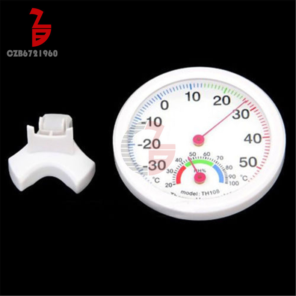 Large Dial Indoor Hygrometer Humidity Thermometer Temp Temperature Meter TH108