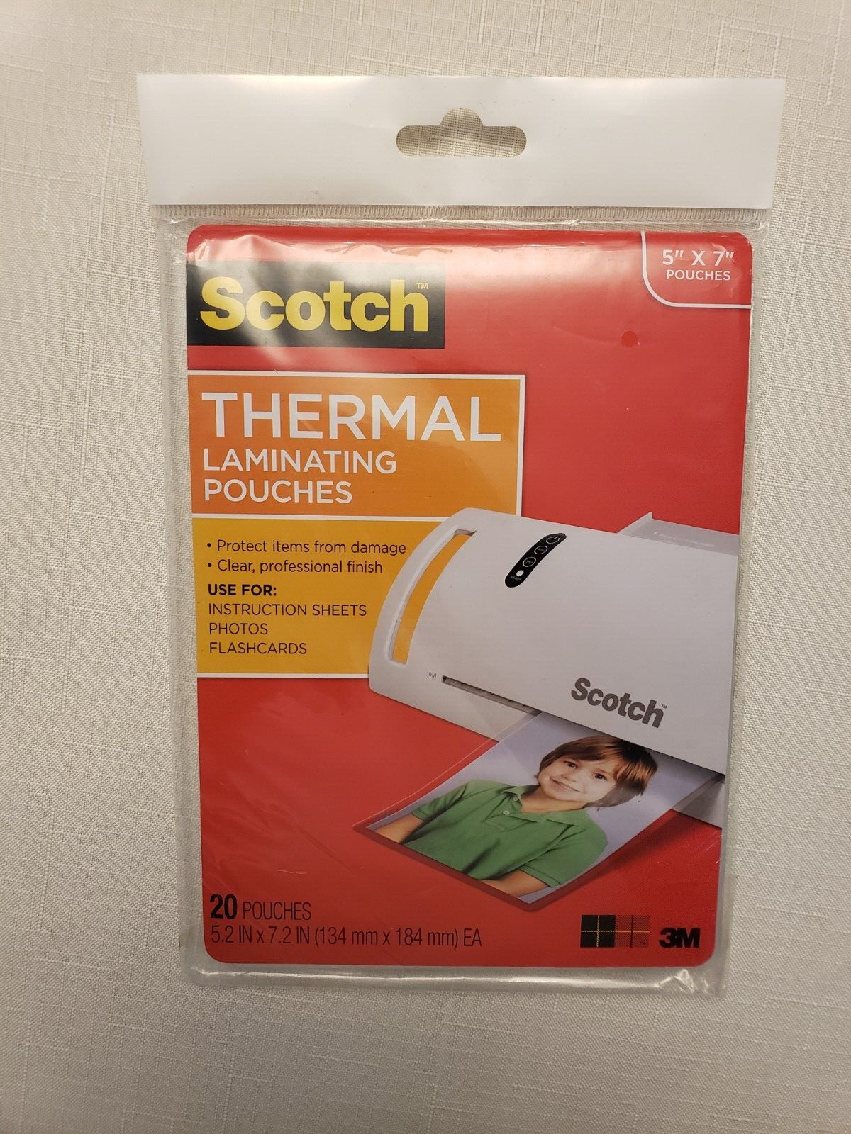 Scotch Thermal Pouches (100) 8.9 BY 11.4 & (20) 5.2 IN BY 7.2IN NEW