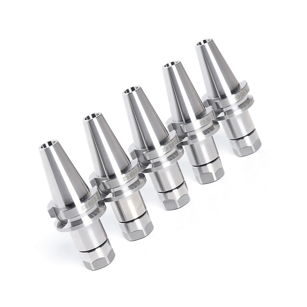 BT30 ER16 70mm 5PCS SET Collet Chuck Tool Holder Balance 12000RPM BT 30 USA