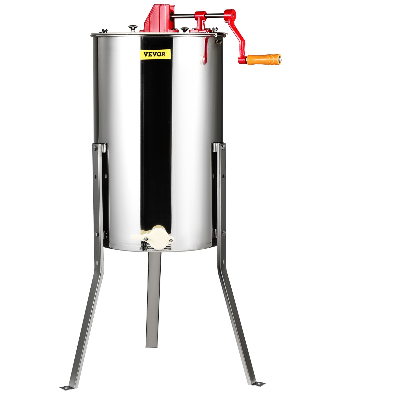 VEVOR Manual Honey Extractor Beekeeping Equipment 3 Frames Stainless Steel