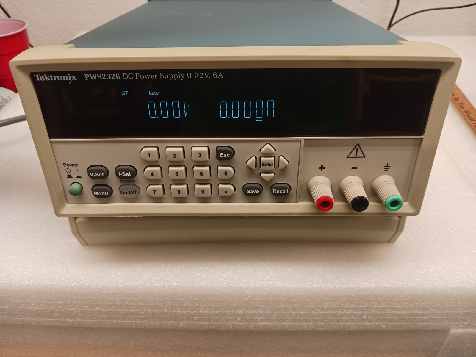 Tektronix PWS2326 DC Power Supply 0-32V 0-6A Bench Lab Supply Tested