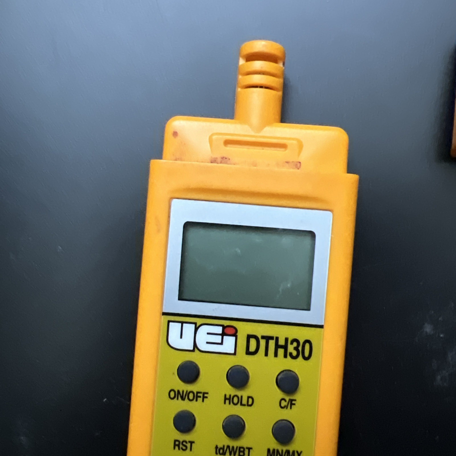 Vintage UEi DTH30 Digital Display Sling Psychrometer Thermo Hygrometer Meter