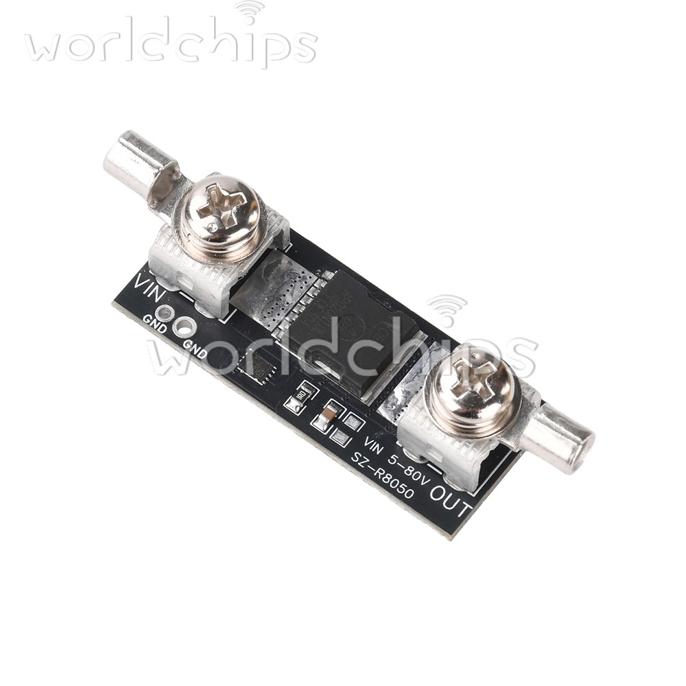 80V 50A Ideal Diode Module, 2mΩ Low Voltage Drop MOSFET for Power Supply