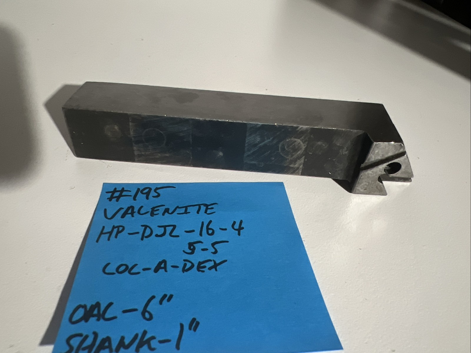 valenite HP-DJL-16-4 Indexible Carbide Lathe Toolholder 6”OAL 1”Shank Turning