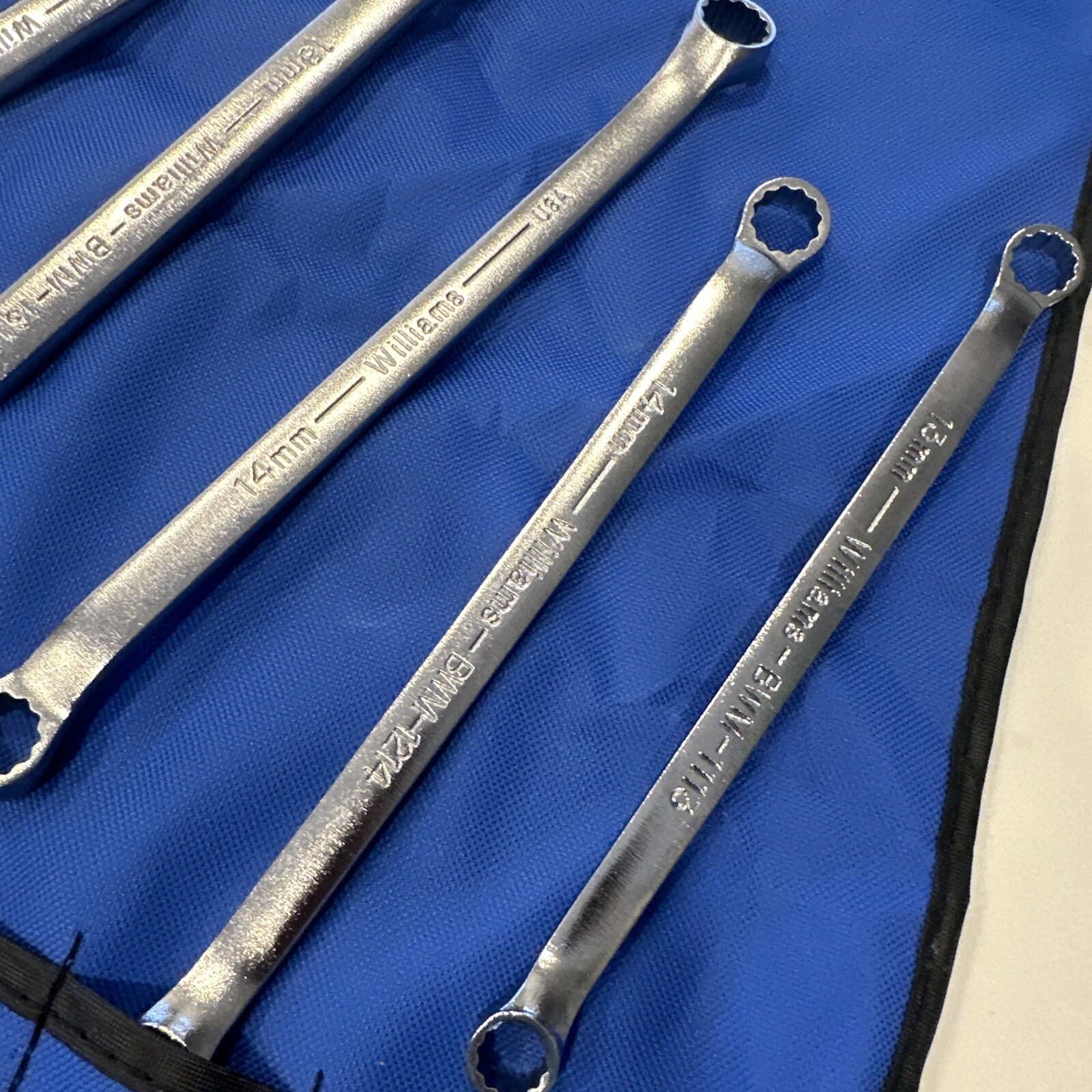 Williams USA 8-32mm 12 Point Double 10° Offset Box End Wrench Set 10pc MWS-BWM10