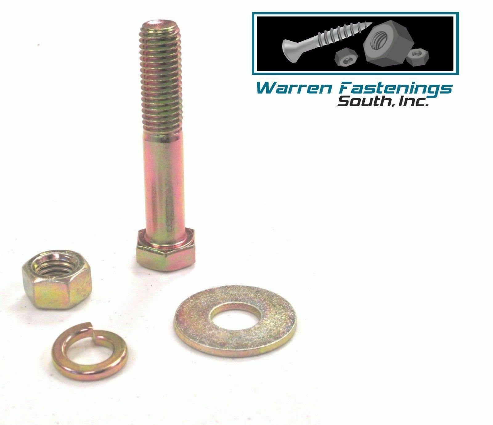 358 Pieces Grade 8 Hex Head Bolt, Nut & Washer Assortment Kit Coarse Thread