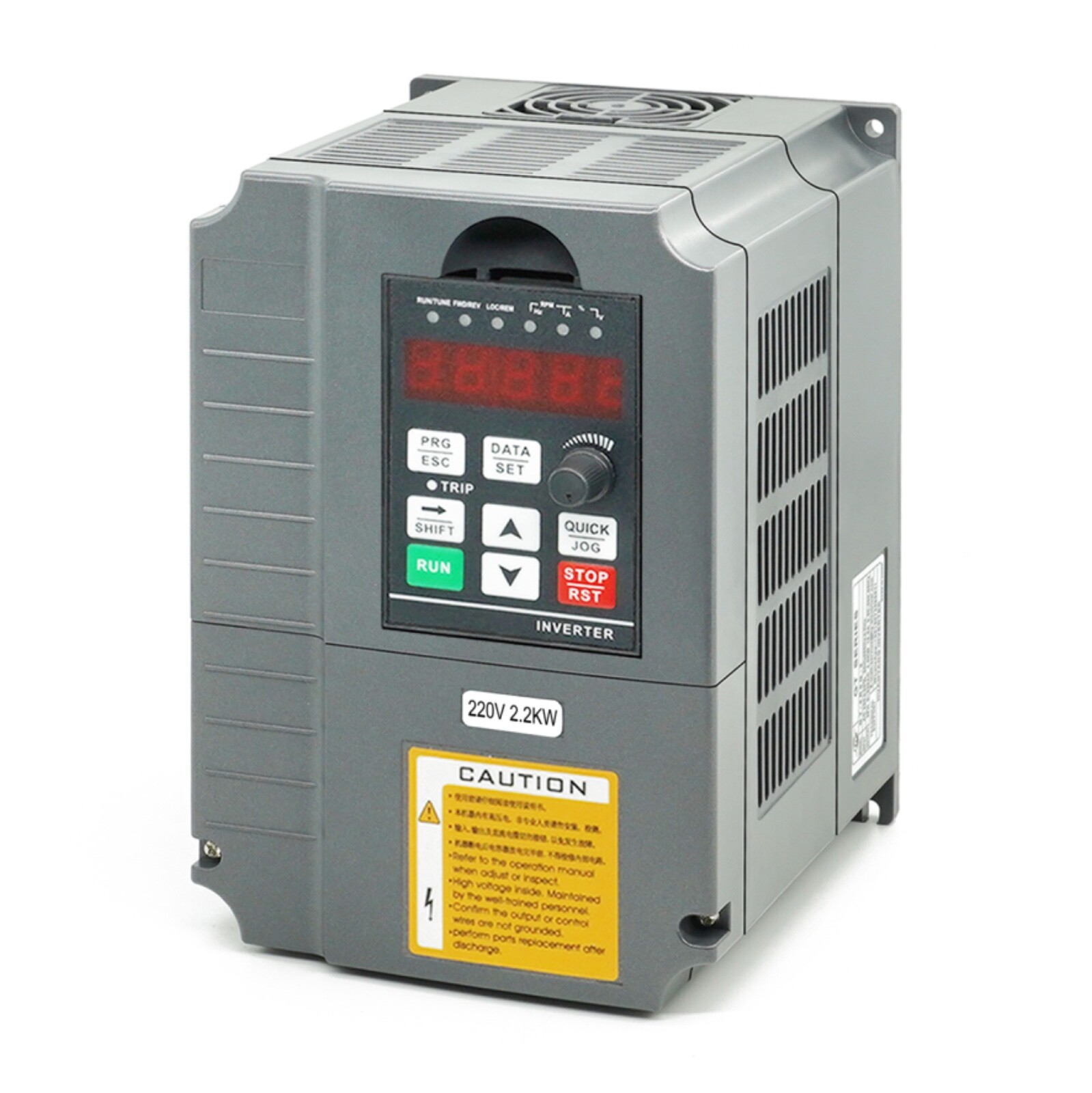 Huanyang VFD 220V 2.2kW 3HP Vector Control Inverter CNC single phase to 3 phase