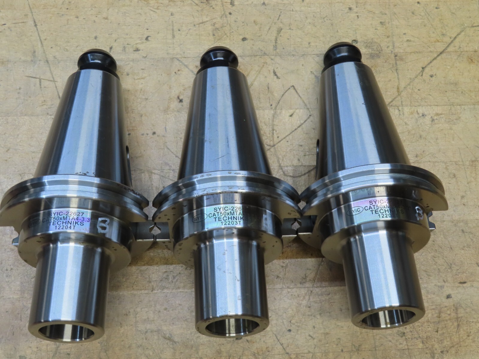 Techniks SYIC 22627 CAT50xMTA4-3.3″ CAT50 MT4 taper shank adapter (B)
