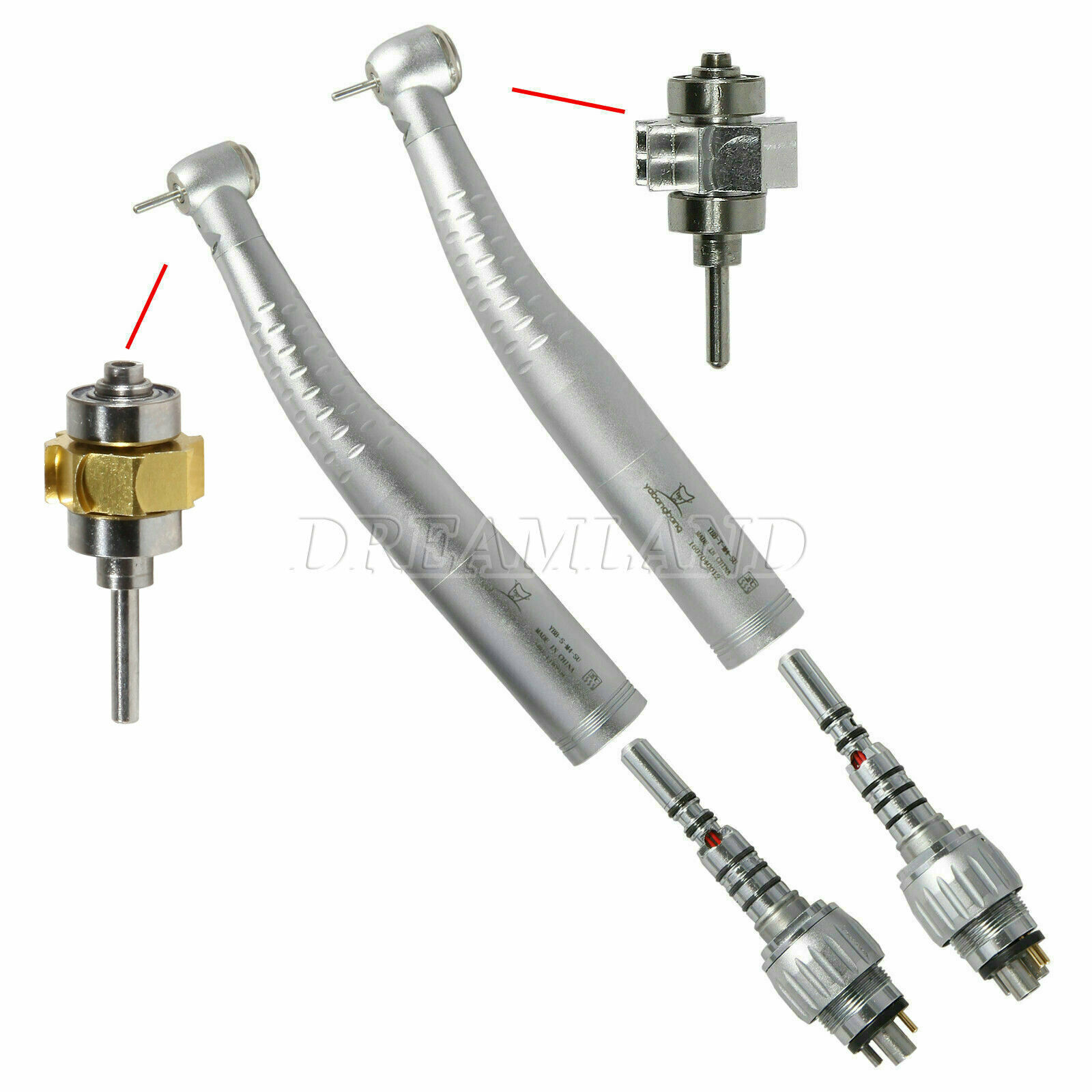 KaVo Style Dental Fiber Optic LED Handpiece High Speed / 4h/6h LED Quick Coupler