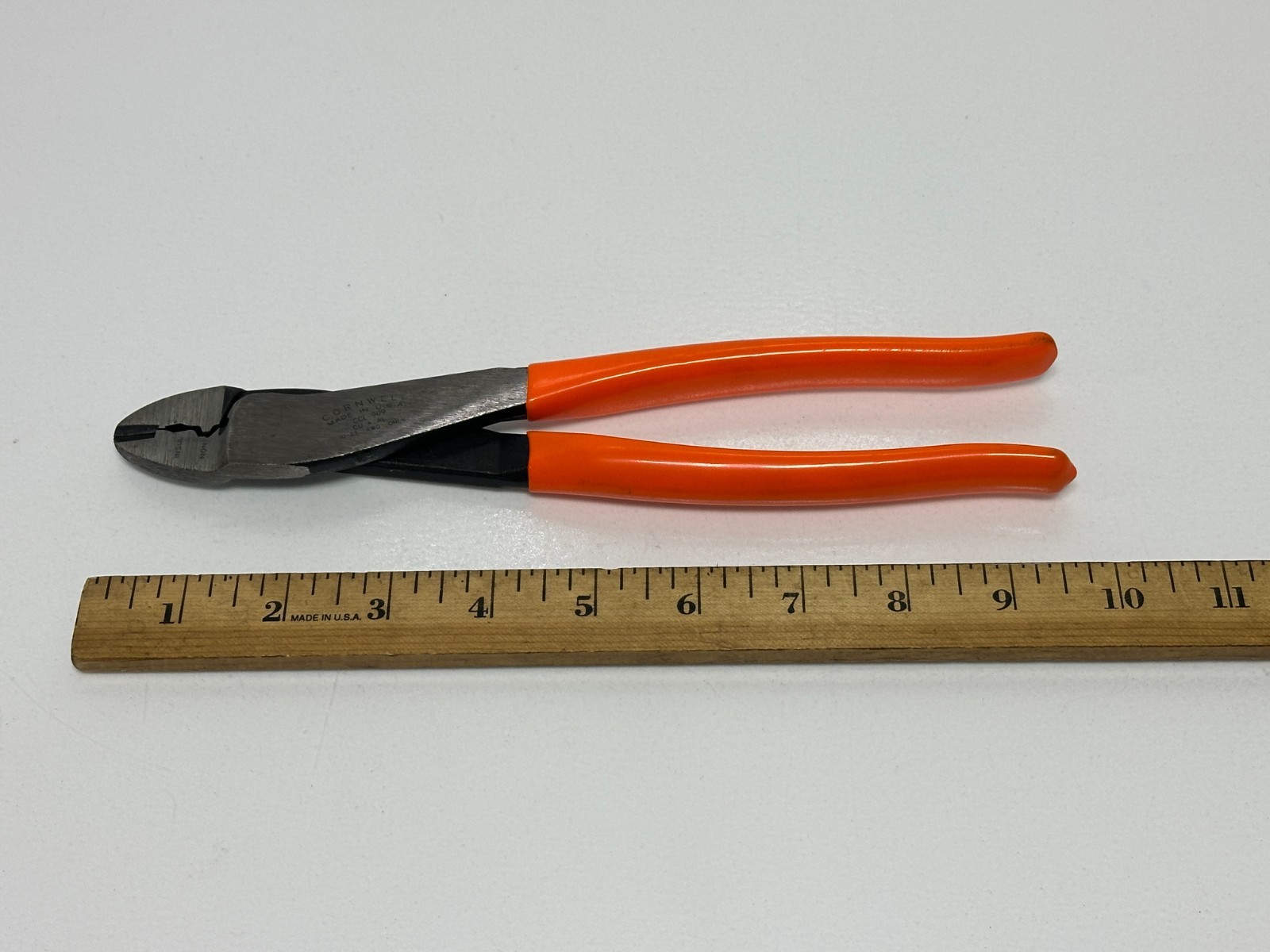 🇺🇸 Cornwell Tools USA CCL909 Crimping & Cutting Pliers, Orange Grip, 10-22 AWG
