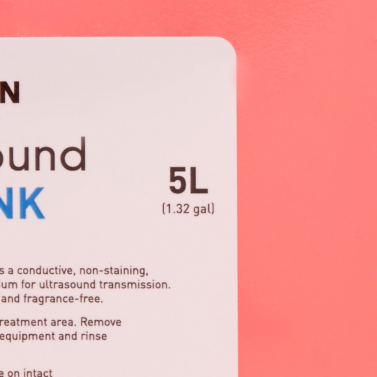 McKesson Ultrasound Gel Pink 5 Liter Jug 4962 (1 Each)