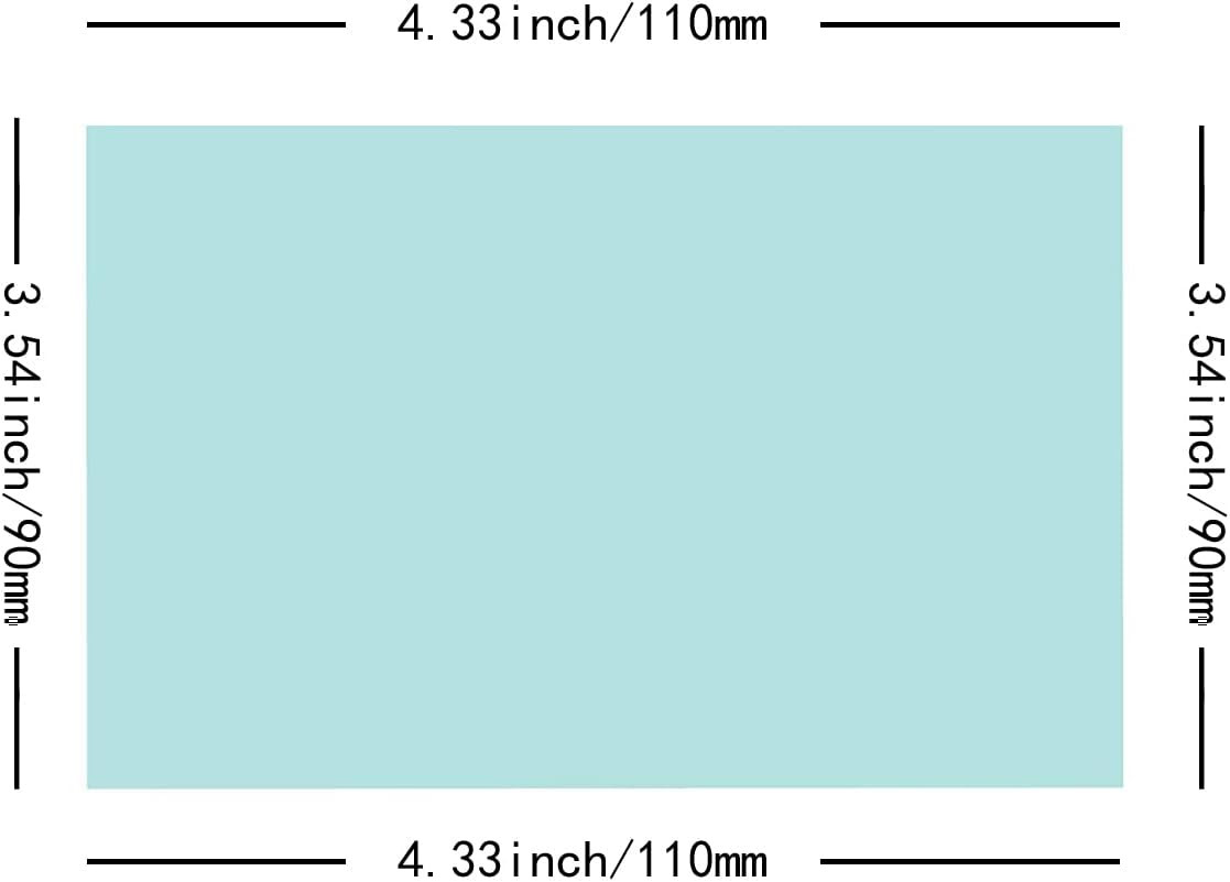 10-Pack Welding Protective Lens Replacement 4.33 X 3.54 inch (110 mm x 90 mm) Tr